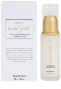 Leorex Gold gel iluminador paar contorno de ojos con oro