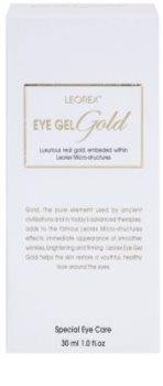 Leorex Gold gel iluminador paar contorno de ojos con oro