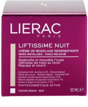 Lierac Liftissime noční krém obnovující hutnost pleti pro všechny typy pleti