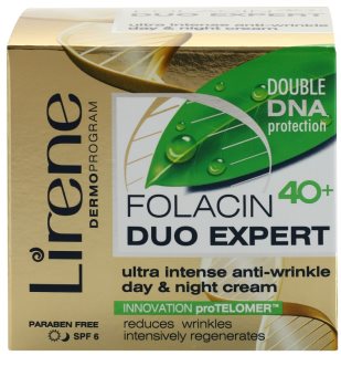Lirene Folacin Duo Expert 40+ intenzivní protivráskový krém SPF 6