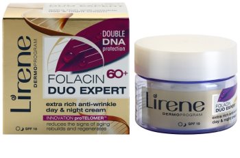 Lirene Folacin Duo Expert 60+ creme intensivo antirrugas SPF 10