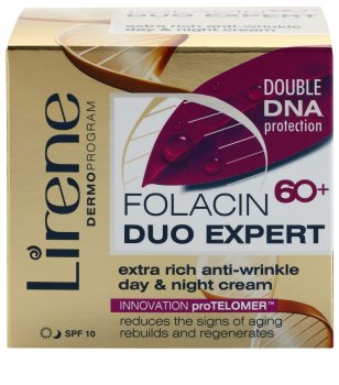 Lirene Folacin Duo Expert 60+ creme intensivo antirrugas SPF 10