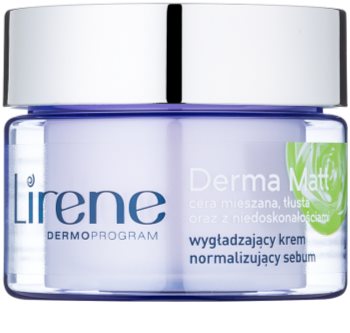Lirene Derma Matt normalizujący krem na noc o działaniu wygładzającym