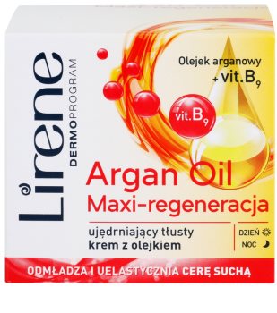 Lirene Essential Oils Argan intenzivní regenerační krém pro suchou pleť