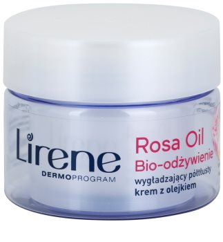 Lirene Essential Oils Rose výživný vyhlazující krém pro zralou pleť