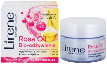 Lirene Essential Oils Rose výživný vyhlazující krém pro zralou pleť