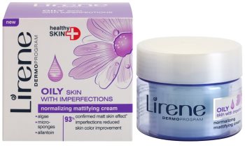 Lirene Healthy Skin+ Oily Skin matirajoča dnevna in nočna krema za normalizacijo kože za kožo z nepravilnostmi