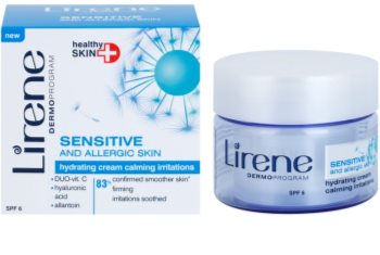 Lirene Healthy Skin+ Sensitive Skin vlažilna krema za pomirjanje razdraženja SPF 6