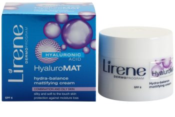 Lirene HyaluroMat matující krém s kyselinou hyaluronovou SPF 6