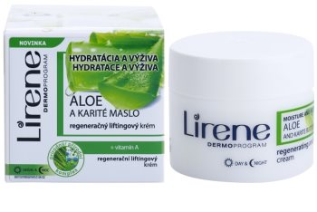 Lirene Moisture & Nourishment krem regenerująco-liftingujący z aloesem i masłem bambuckim