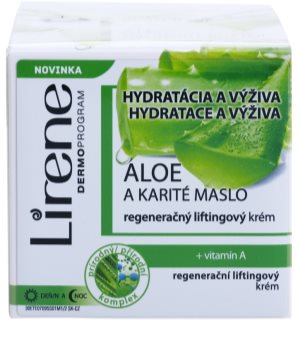 Lirene Moisture & Nourishment krem regenerująco-liftingujący z aloesem i masłem bambuckim