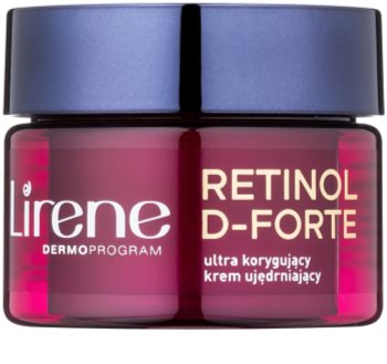 Lirene Retinol D-Forte 50+ crema de noche reafirmante para corrección de arrugas