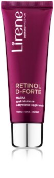 Lirene Retinol D-Forte hranilna in učvrstitvena maska za obraz, vrat in dekolte