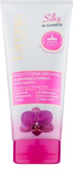 Lirene Silky in Shower Exotic Orchid bálsamo de duche com efeito alisador