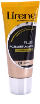 Lirene Vitamin C posvetlitveni fluidni tekoči puder za dolgoobstojen učinek
