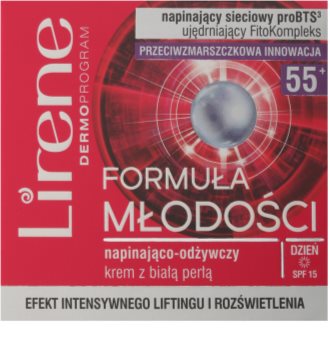 Lirene Youthful Formula 55+ straffende Creme mit nahrhaften Effekt