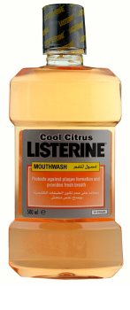 Listerine Cool Citrus bain de bouche pour une haleine fraîche