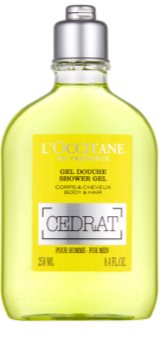 L’Occitane Cedrat гель для душу для тіла та волосся