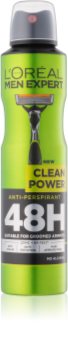 L’Oréal Paris Men Expert Clean Power antiperspirant v pršilu