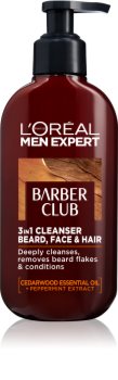 L’Oréal Paris Barber Club Gel Cleanser for Beard, Face and Hair