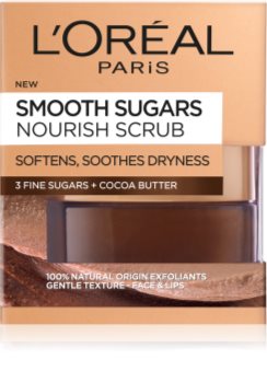 L’Oréal Paris Smooth Sugars Scrub peeling wygładzający i odżywiający skórę