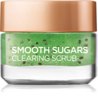 L’Oréal Paris Smooth Sugars Scrub esfoliante de limpeza anticravos