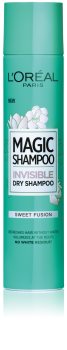 L’Oréal Paris Magic Shampoo Sweet Fusion suchý šampon pro objem vlasů, který nezanechává bílé stopy