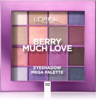 L’Oréal Paris Eyeshadow Mega Palette Berry Much Love paleta farduri de ochi