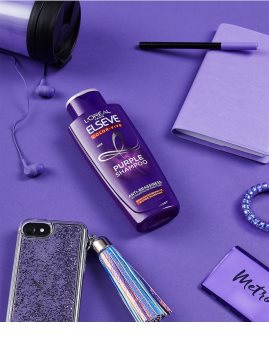 L’Oréal Paris Elseve Color-Vive Purple šampon za nevtralizacijo rumenih tonov