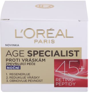 L’Oréal Paris Age Specialist 45+ nočna krema proti gubam