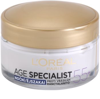 L’Oréal Paris Age Specialist 55+ krem na noc przeciw zmarszczkom