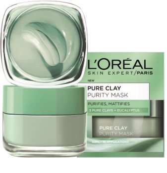 L’Oréal Paris Pure Clay mattierende Reinigungsmaske