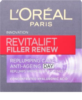 L’Oréal Paris Revitalift Filler Renew Anti-Falten Creme mit Hyaluronsäure