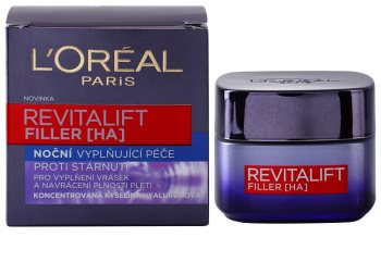 L’Oréal Paris Revitalift Filler vyplňující noční krém proti stárnutí