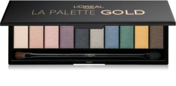 L’Oréal Paris Color Riche La Palette Gold paleta farduri de ochi cu oglinda si aplicator