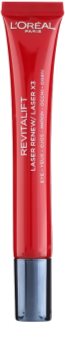 L’Oréal Paris Revitalift Laser X3 tratamiento antiarrugas, antiojeras y antibolsas para contorno de ojos