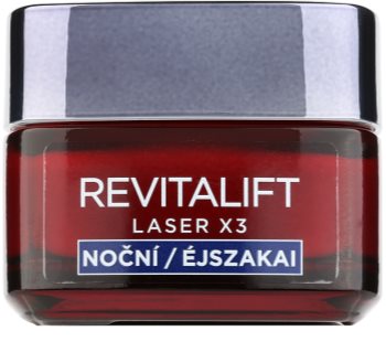 L’Oréal Paris Revitalift Laser X3 noční regenerační krém proti stárnutí pleti