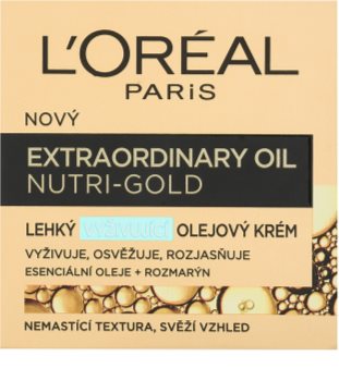 L’Oréal Paris Extraordinary Oil Nutri-Gold lahka hranilna oljasta krema