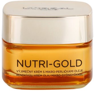L’Oréal Paris Nutri-Gold nährende Crem mit Mikroperlen aus Öl