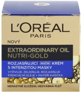L’Oréal Paris Nutri-Gold posvetlitvena nočna krema z intenzivnostjo maske