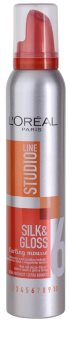 L’Oréal Paris Studio Line Silk&Gloss Curl Power mousse pour former des boucles