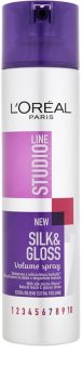 L’Oréal Paris Studio Line Silk&Gloss Volume sprej pro objem a lesk