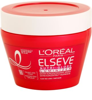 L’Oréal Paris Elseve Nutri-Gloss Luminizer nährende Haarmaske für höheren Glanz