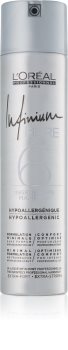 L’Oréal Professionnel Infinium Pure spray de cabelo hipoalergénico com fixação extra forte