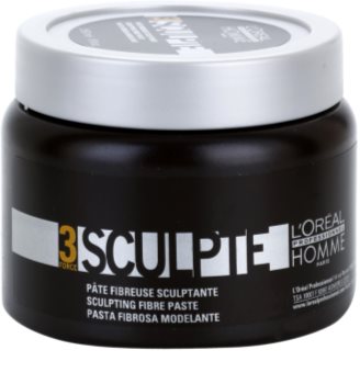 L’Oréal Professionnel Homme 3 Force Sculpte modellező paszta közepes fixálás