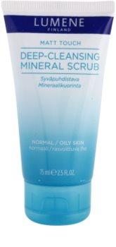 Lumene Matt Touch Esfoliação de limpeza profunda com minerais