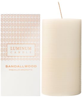 Luminum Candle Premium Aromatic Sandalwood illatos gyertya nagy (Ø 70 - 130 mm, 65 h)