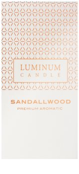 Luminum Candle Premium Aromatic Sandalwood illatos gyertya nagy (Ø 70 - 130 mm, 65 h)