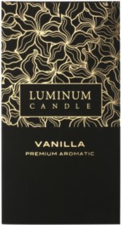 Luminum Candle Premium Aromatic Vanilla vela perfumada grande (⌀ 70 –130 mm, 65 h)