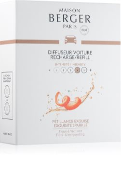 Maison Berger Paris Car Exquisite Sparkle vůně do auta 2 x 17 g náhradní náplň